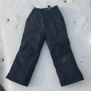 L.L. Bean Kids Black Snow Pants